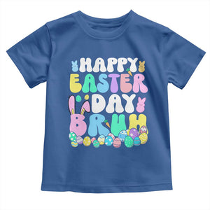 Bruh Easter Toddler T Shirt Teens Boys Kids Cute Bunny Eggs TS10 Royal Blue Print Your Wear