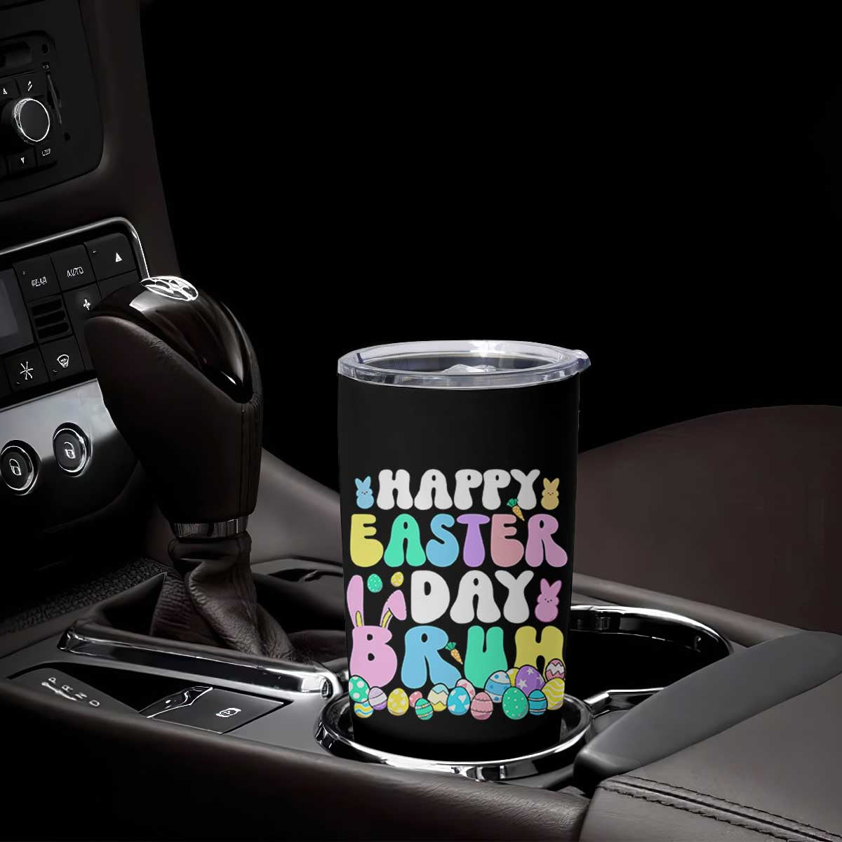 Bruh Easter Tumbler Cup Teens Boys Kids Cute Bunny Eggs TS10 Print Your Wear