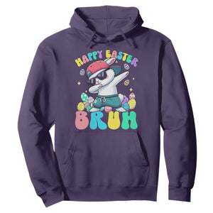 Bruh Easter Hoodie Funny Bunny Dab Rabbit Dance TS10 Purple Print Your Wear