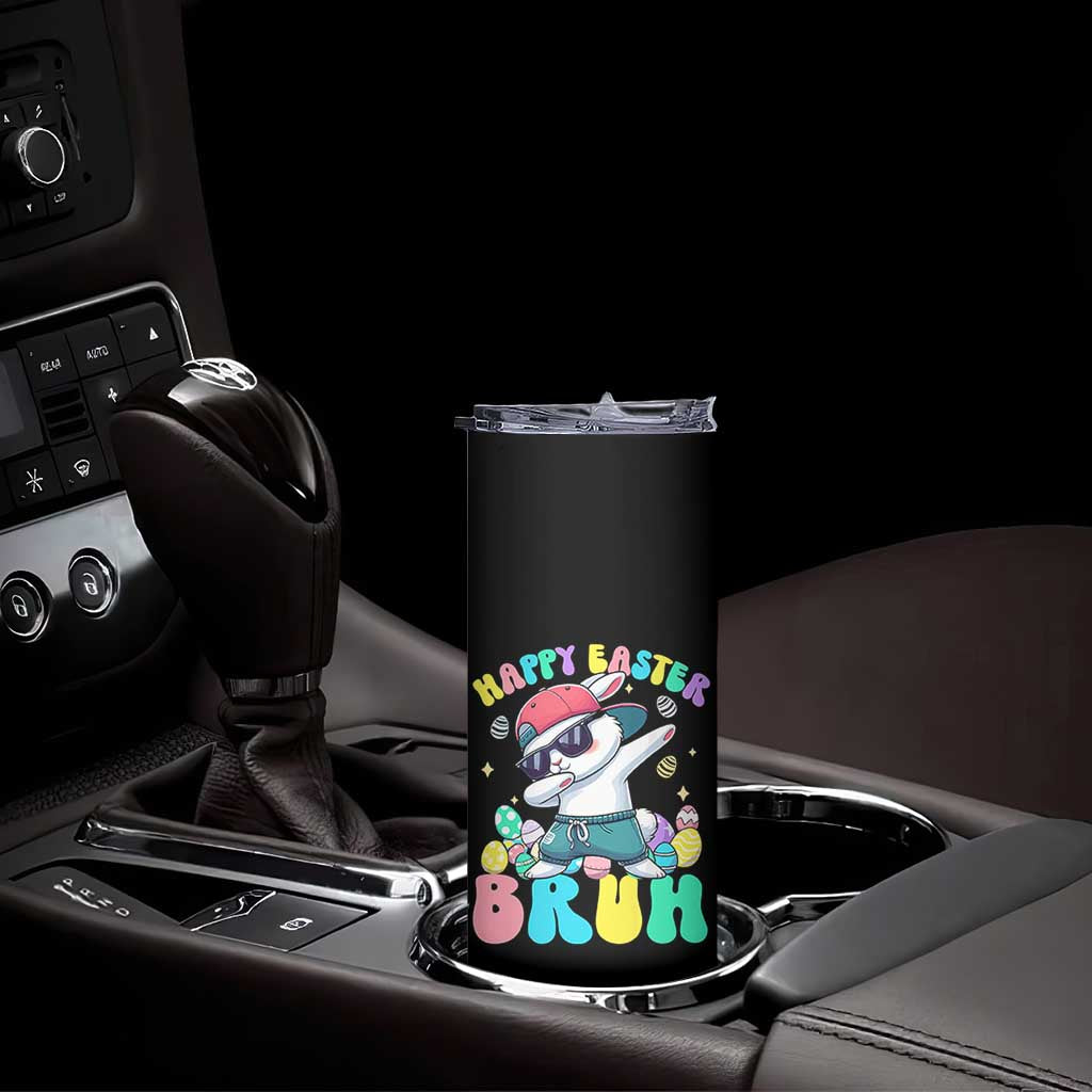 Bruh Easter Skinny Tumbler Funny Bunny Dab Rabbit Dance TS10 Print Your Wear
