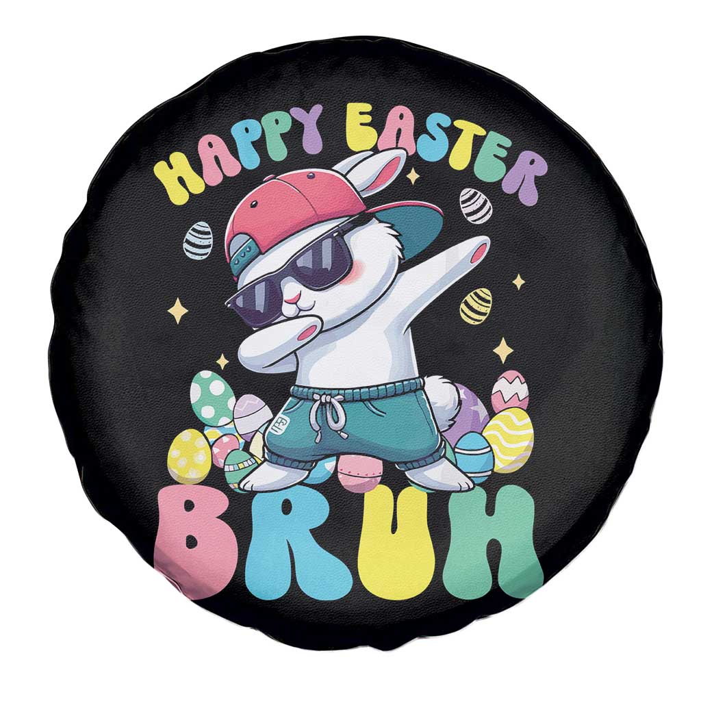 Bruh Easter Spare Tire Cover Funny Bunny Dab Rabbit Dance TS10 Print Your Wear