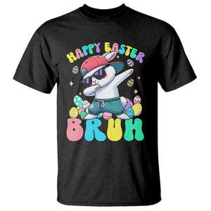 Bruh Easter T Shirt Funny Bunny Dab Rabbit Dance TS10 Black Print Your Wear