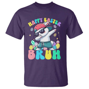 Bruh Easter T Shirt Funny Bunny Dab Rabbit Dance TS10 Purple Print Your Wear