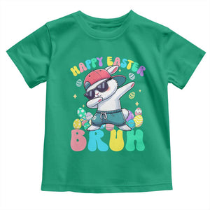 Bruh Easter Toddler T Shirt Funny Bunny Dab Rabbit Dance TS10 Irish Green Print Your Wear