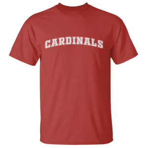 Cardinal Lovers T Shirt Retro Varsity College Graphic TS10 Red Print Your Wear