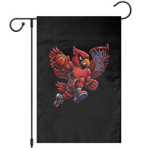 Cardinal Playing Basketball Graphic Garden Flag Dunk Mascot Sports Fan Gift TS10 Black Print Your Wear