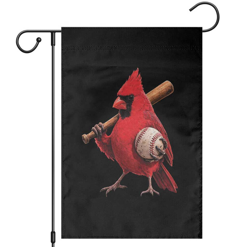 Cardinals Baseball Player Garden Flag Retro STL Redbird Fan Bird Mascot Baseball TS10 Black Print Your Wear