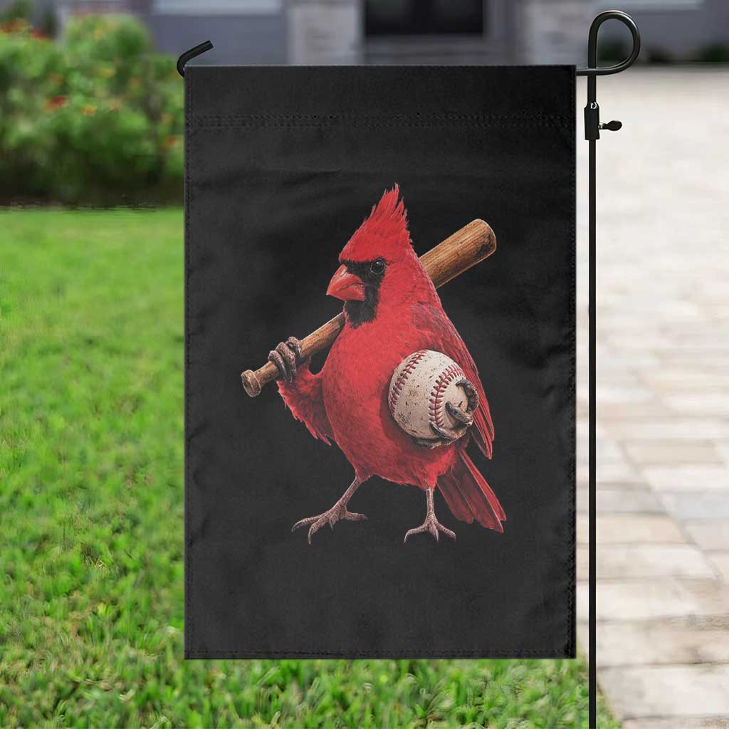 Cardinals Baseball Player Garden Flag Retro STL Redbird Fan Bird Mascot Baseball TS10 Print Your Wear