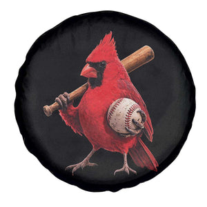 Cardinals Baseball Player Spare Tire Cover Retro STL Redbird Fan Bird Mascot Baseball TS10 Print Your Wear
