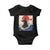 Samurai Cat Baby Onesie Vintage Japanese Art Anime Ukiyo-e Warrior TS10 Black Print Your Wear