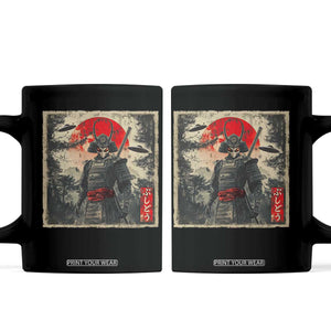 Alien Samurai Coffee Mug Vintage Japanese Art UFO Funny Ukiyo-e Warrior TS10 Black Print Your Wear