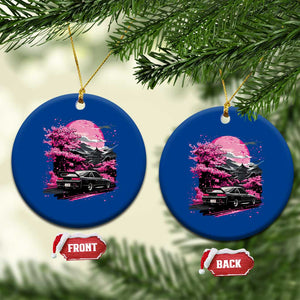 JDM Japanese Ceramic Ornament Tokyo Japan Drift Race Car Mount Fuji Cherry Blossom Sakura TS10 1pc Blue Print Your Wear