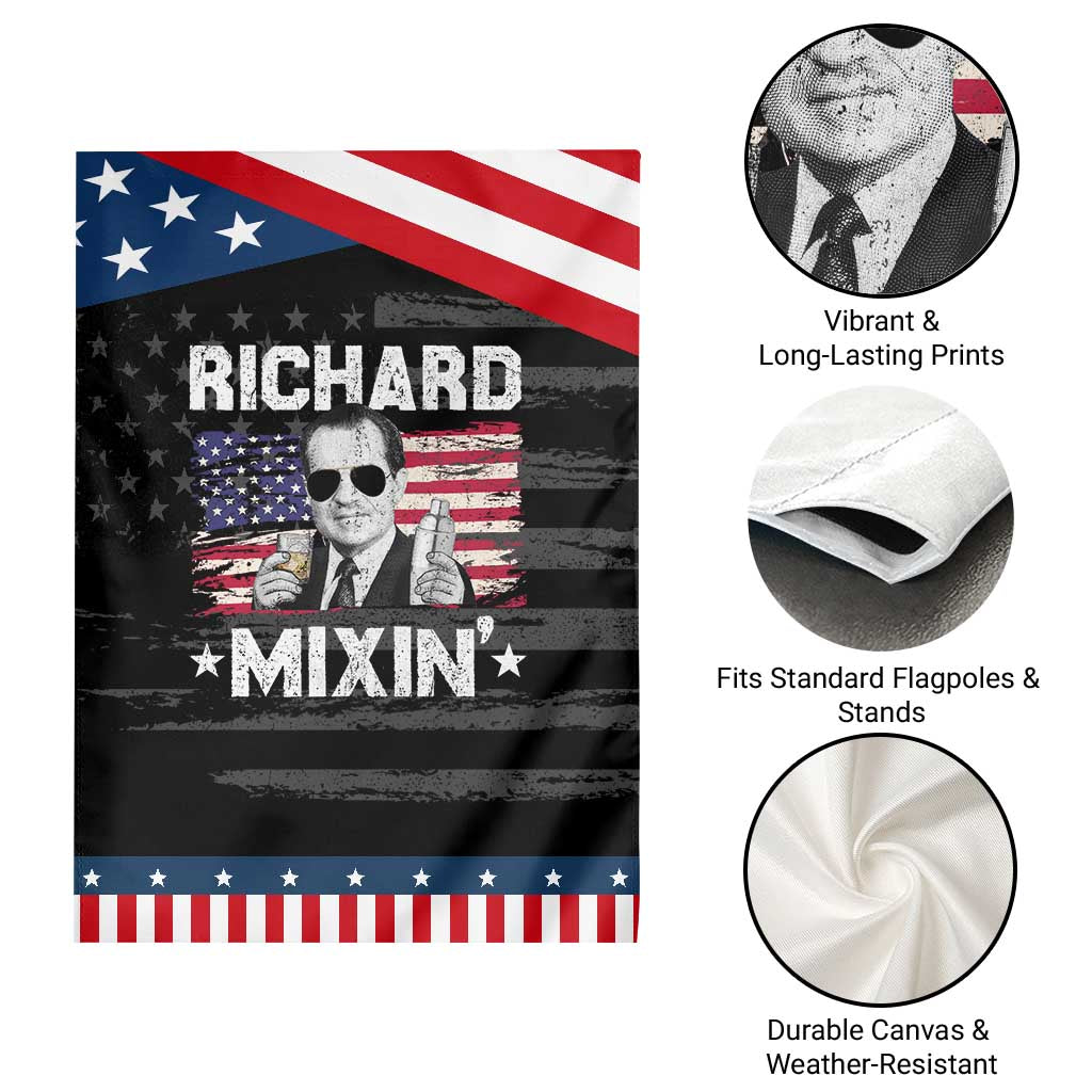Funny 4th of July Richard Nixon Mixin Garden Flag Patriotic Bartender American Flag TS10 Print Your Wear