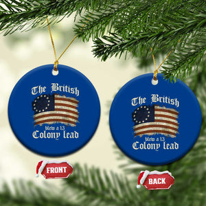 Funny Historical Ceramic Ornament The British Blew A Thirteen Colony Lead Patriotic Humor TS10 1pc Blue Print Your Wear