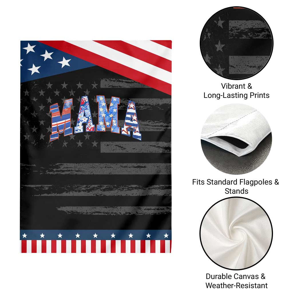 American Mama Garden Flag 4th of July TS10 Print Your Wear