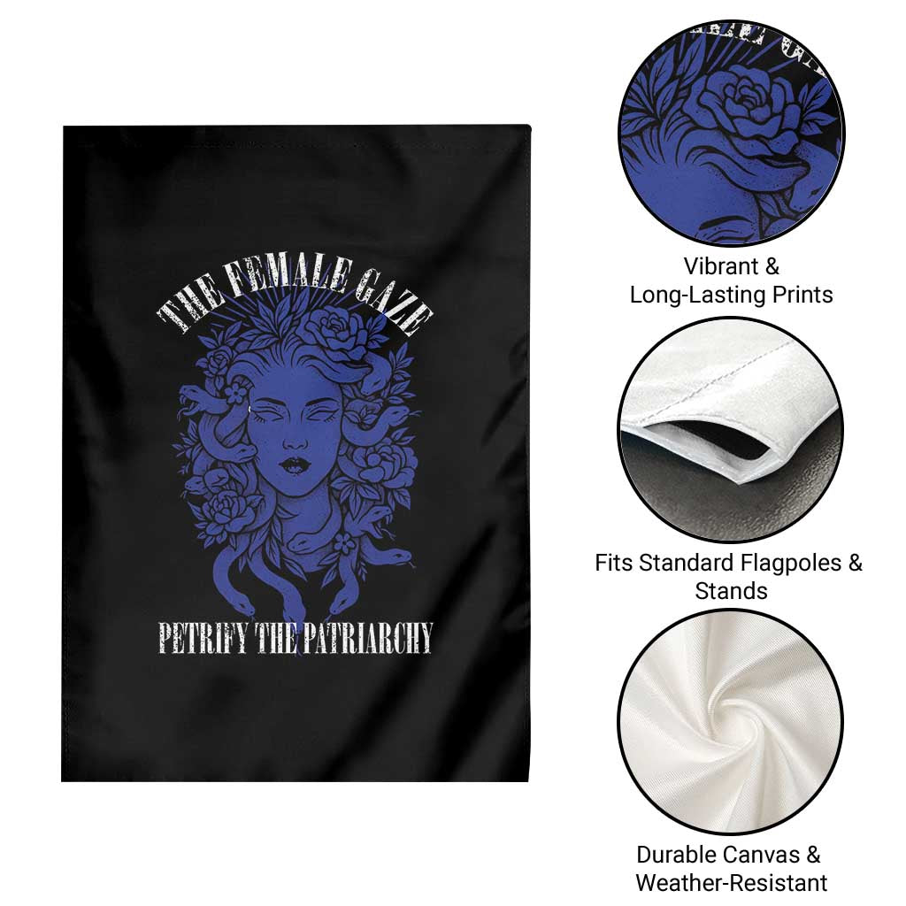 Medusa Feminist Garden Flag Womens Rights Mythical Empowerment Graphic TS10 Print Your Wear