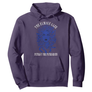 Medusa Feminist Hoodie Womens Rights Mythical Empowerment Graphic TS10 Purple Print Your Wear