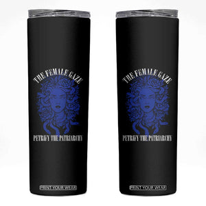 Medusa Feminist Skinny Tumbler Womens Rights Mythical Empowerment Graphic TS10 Black Print Your Wear