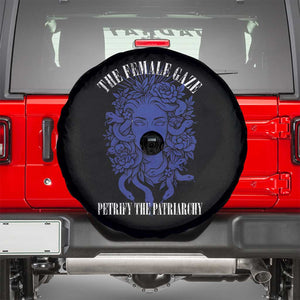 Medusa Feminist Spare Tire Cover Womens Rights Mythical Empowerment Graphic TS10 Black Print Your Wear