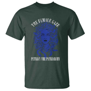Medusa Feminist T Shirt Womens Rights Mythical Empowerment Graphic TS10 Dark Forest Green Print Your Wear