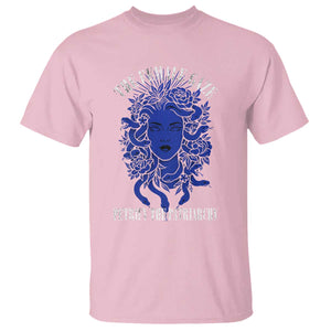 Medusa Feminist T Shirt Womens Rights Mythical Empowerment Graphic TS10 Light Pink Print Your Wear