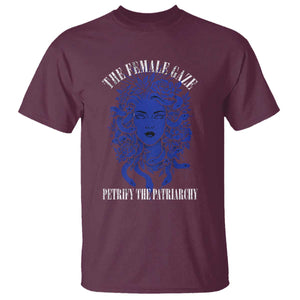 Medusa Feminist T Shirt Womens Rights Mythical Empowerment Graphic TS10 Maroon Print Your Wear