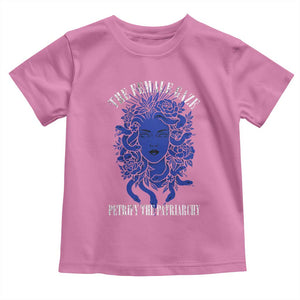 Medusa Feminist Toddler T Shirt Womens Rights Mythical Empowerment Graphic TS10 Azalea Print Your Wear