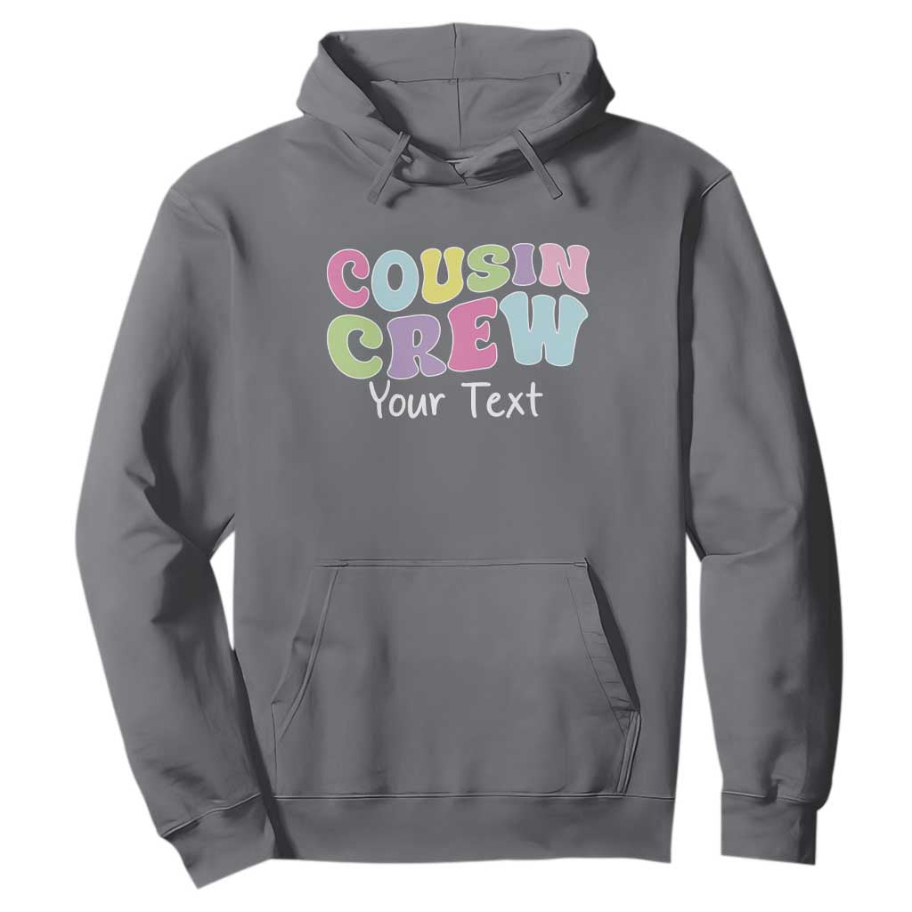 Personalized Matching Cousin Crew Hoodie Custom Name Retro Family Reunion Cousins Vacation TS10 Charcoal Print Your Wear
