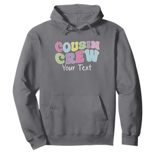 Personalized Matching Cousin Crew Hoodie Custom Name Retro Family Reunion Cousins Vacation TS10 Charcoal Print Your Wear