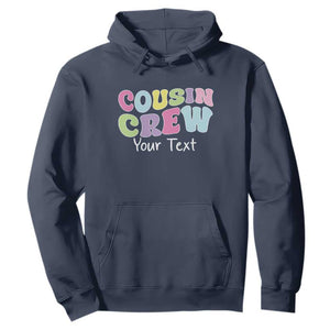 Personalized Matching Cousin Crew Hoodie Custom Name Retro Family Reunion Cousins Vacation TS10 Navy Print Your Wear