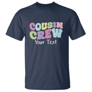 Personalized Matching Cousin Crew T Shirt Custom Name Retro Family Reunion Cousins Vacation TS10 Navy Print Your Wear