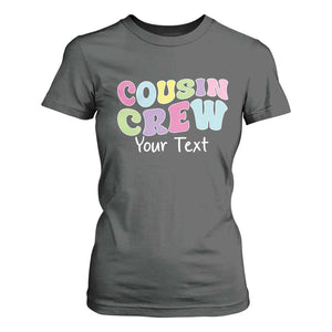 Personalized Matching Cousin Crew T Shirt For Women Custom Name Retro Family Reunion Cousins Vacation TS10 Dark Heather Print Your Wear