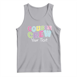 Personalized Matching Cousin Crew Tank Top Custom Name Retro Family Reunion Cousins Vacation TS10 Athletic Heather Print Your Wear