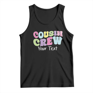 Personalized Matching Cousin Crew Tank Top Custom Name Retro Family Reunion Cousins Vacation TS10 Black Print Your Wear