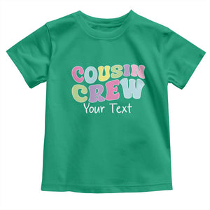 Personalized Matching Cousin Crew Toddler T Shirt Custom Name Retro Family Reunion Cousins Vacation TS10 Irish Green Print Your Wear
