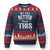 We Are Better Than This Ugly Christmas Sweater Funny Subtle Resist TS10 Navy Red Print Your Wear
