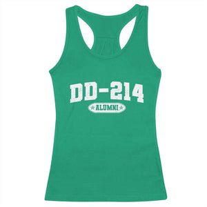 DD-214 Alumni Racerback Tank Top US Army Pride Military Veteran Retired TS10 Irish Green Print Your Wear