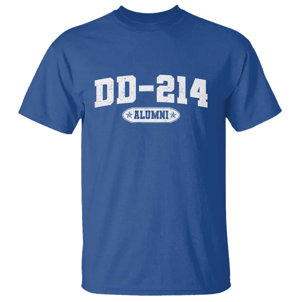 DD-214 Alumni T Shirt US Army Pride Military Veteran Retired TS10 Royal Blue Print Your Wear