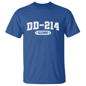 DD-214 Alumni T Shirt US Army Pride Military Veteran Retired TS10 Royal Blue Print Your Wear
