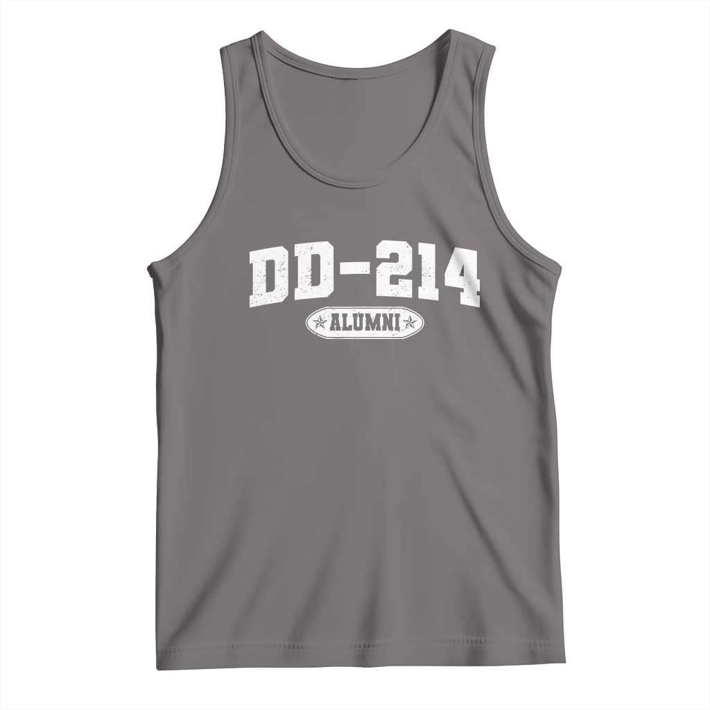 DD-214 Alumni Tank Top US Army Pride Military Veteran Retired TS10 Deep Heather Print Your Wear