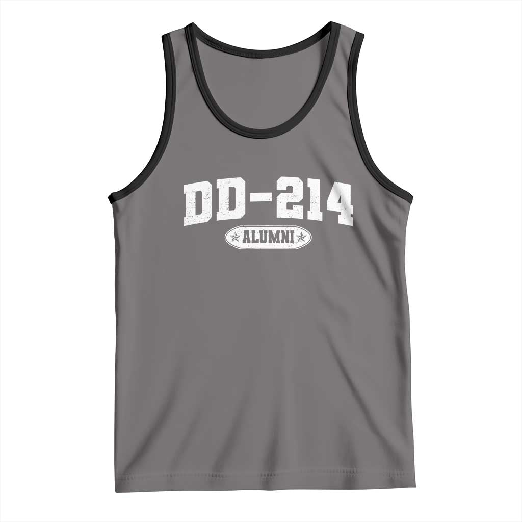 DD-214 Alumni Tank Top US Army Pride Military Veteran Retired TS10 Deep Heather Black Print Your Wear