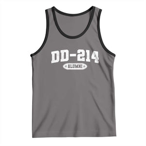 DD-214 Alumni Tank Top US Army Pride Military Veteran Retired TS10 Deep Heather Black Print Your Wear