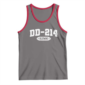 DD-214 Alumni Tank Top US Army Pride Military Veteran Retired TS10 Deep Heather Red Print Your Wear