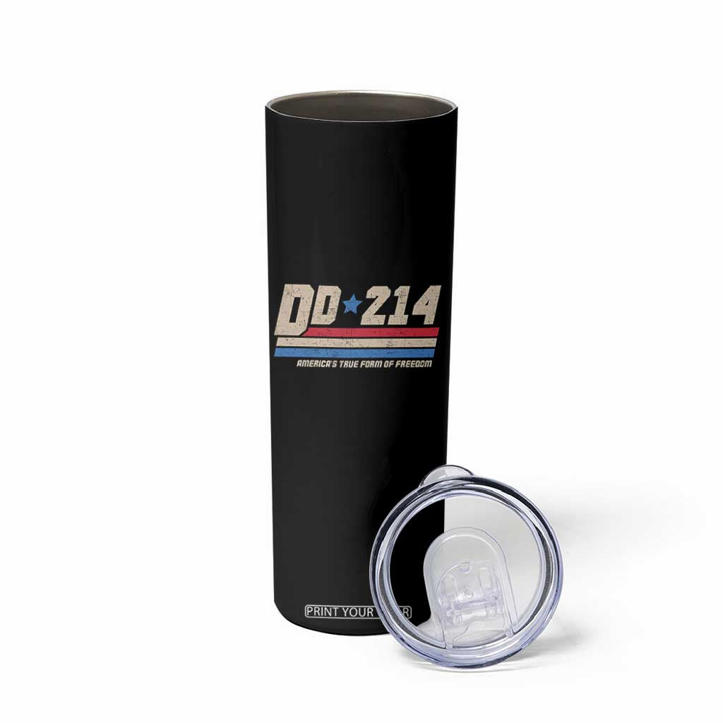 DD-214 Skinny Tumbler Armed Forces Military Alumni Vintage Veteran TS10 Print Your Wear