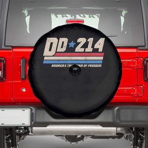 DD-214 Spare Tire Cover Armed Forces Military Alumni Vintage Veteran TS10 Black Print Your Wear