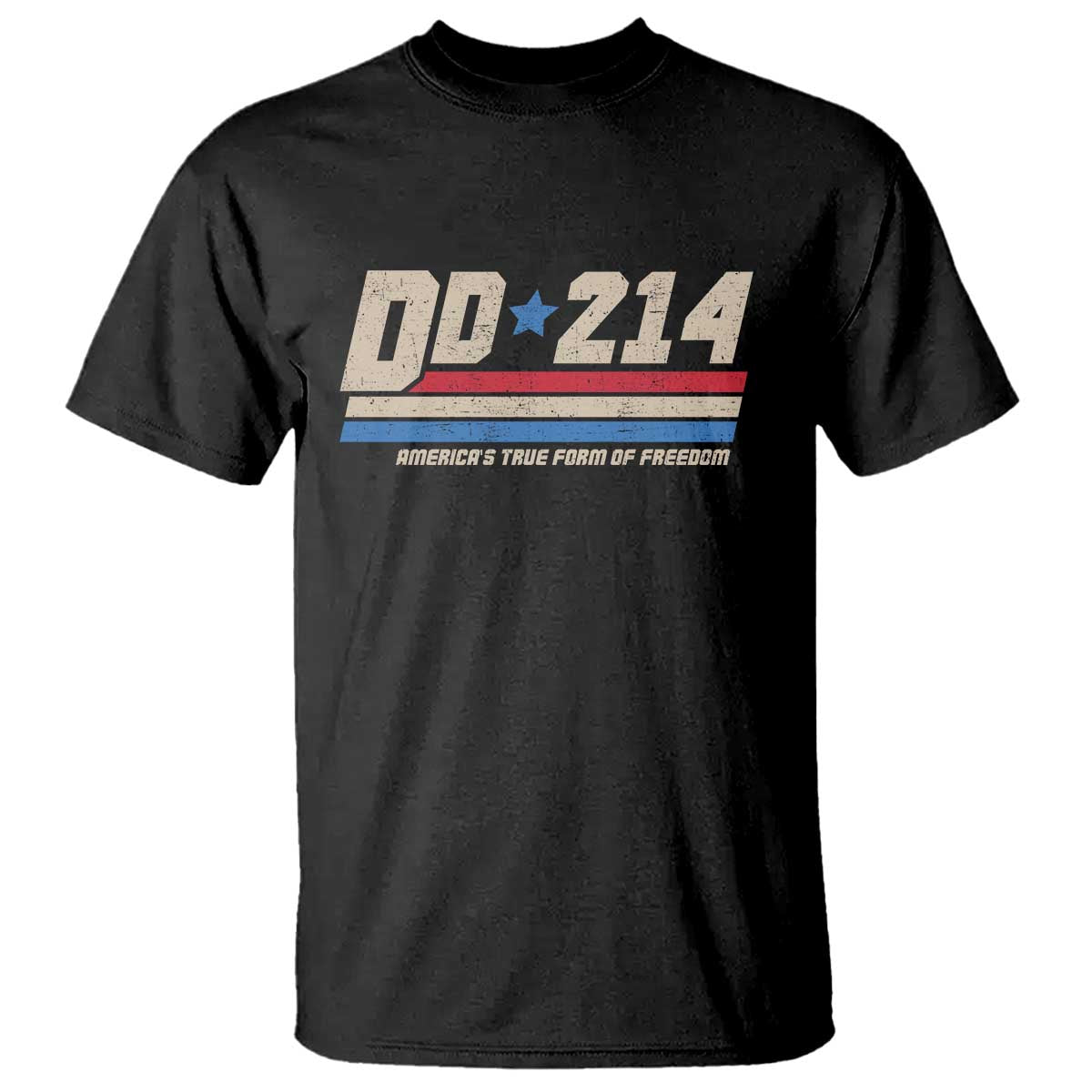 DD-214 T Shirt Armed Forces Military Alumni Vintage Veteran TS10 Black Print Your Wear
