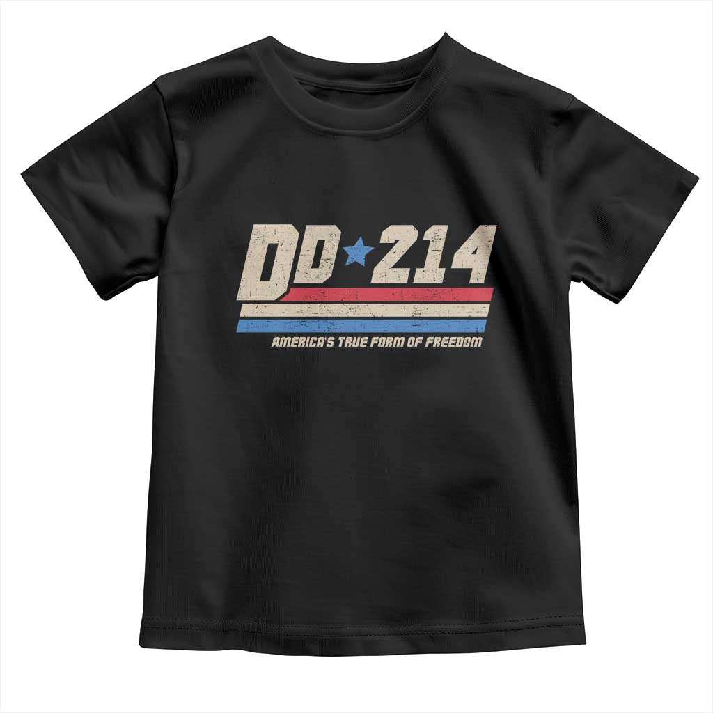 DD-214 Toddler T Shirt Armed Forces Military Alumni Vintage Veteran TS10 Black Print Your Wear