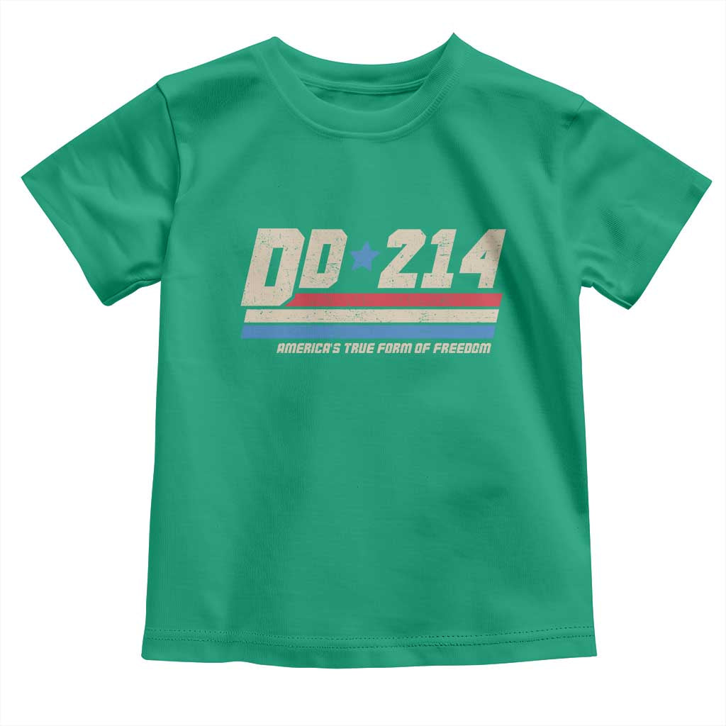 DD-214 Toddler T Shirt Armed Forces Military Alumni Vintage Veteran TS10 Irish Green Print Your Wear