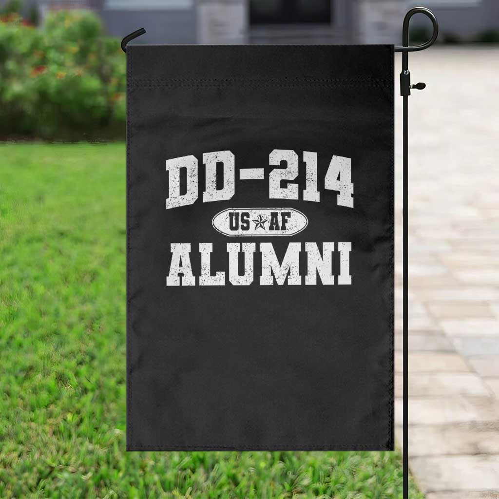 DD-214 US Air Force Alumni Garden Flag US Military Veteran Retired TS10 Print Your Wear