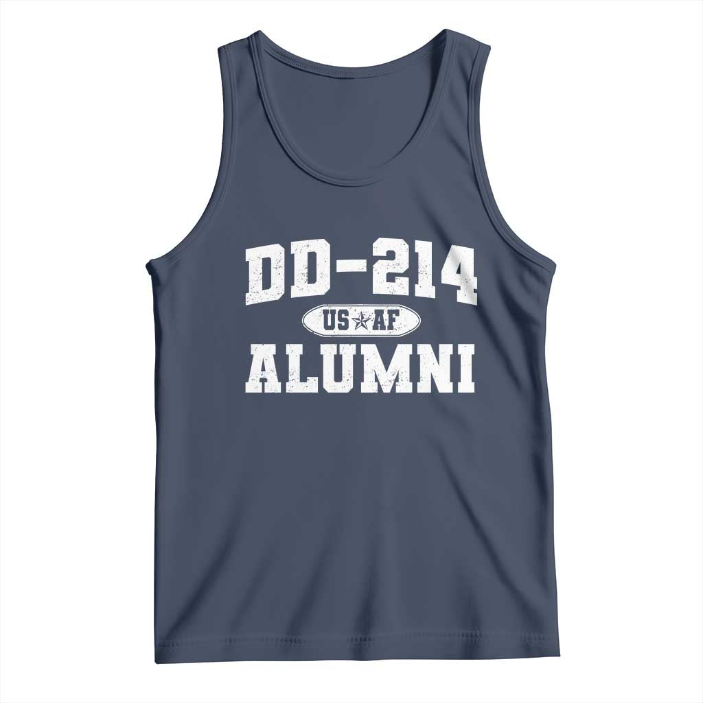 DD-214 US Air Force Alumni Tank Top US Military Veteran Retired TS10 Navy Print Your Wear